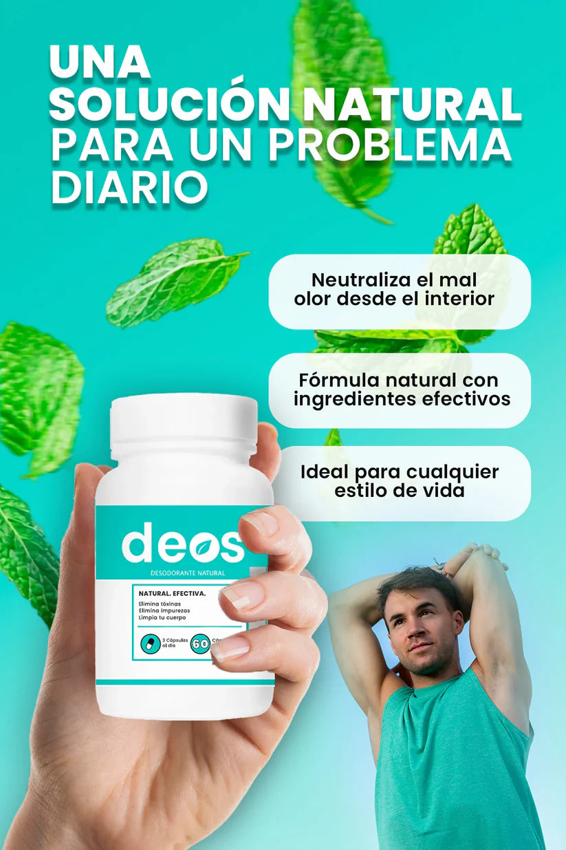 Deos; desodorante interno 60 cap.